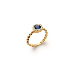 750° kullaga kaetud sõrmus, toodetud Prantsusmaal цена и информация | Кольцо | kaup24.ee