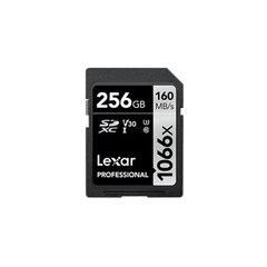 Карта памяти Lexar Professional 1066x SDXC UHS-I SDXC, 256 ГБ, Silver, Class 10, U3, V30, 120 МБ цена и информация | Lexar Мобильные телефоны, Фото и Видео | kaup24.ee