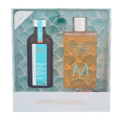 Набор Moroccanoil Summer Everyday Escape Light: масло для волос, 100 мл + гель для душа, 250 мл цена и информация | Маски, масла, сыворотки | kaup24.ee