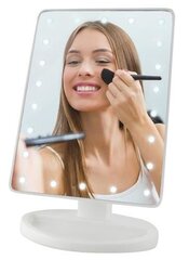 Зеркало со светодиодной подсветкой 180 ° цена и информация | Аксессуары для ванной комнаты | kaup24.ee