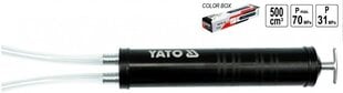 Õli imemise ja surumise pump Yato YT-0707, 0,5 l hind ja info | Käsitööriistad | kaup24.ee
