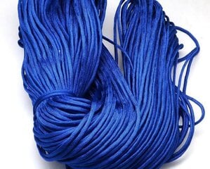 Langevarjunöör (paracord) 4 mm sinine, 1 m hind ja info | Ehete valmistamine, helmestamine | kaup24.ee