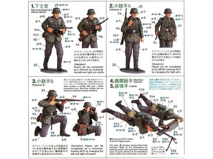 Tamiya - German Infantry Set (French Campaign), 1/35, 35293 hind ja info | Klotsid ja konstruktorid | kaup24.ee