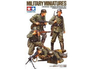 Сборная пластиковая модель Tamiya - German Infantry Set (French Campaign), 1/35, 35293 цена и информация | Конструкторы и кубики | kaup24.ee