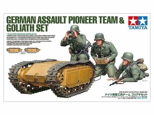 Tamiya - German Assault Pioneer Team & Goliath Set, 1/35, 35357 hind ja info | Klotsid ja konstruktorid | kaup24.ee