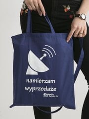 Экологичная хлопковая сумка с темно-синей надписью. цена и информация | Сумки для покупок | kaup24.ee