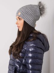 Hall müts Grey ONE SIZE цена и информация | Женские шапки | kaup24.ee
