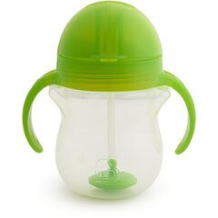 Pudel kõrrega Munchkin Click Lock Tip & Sip, 207 ml, Green hind ja info | MUNCHKIN Toitmiseks | kaup24.ee