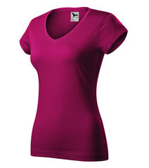 Облегающая футболка с V-образным вырезом для женщин цена и информация | Футболка женская | kaup24.ee