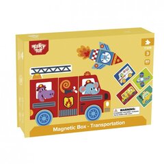 Magnetiline pusle "Transport", 80 tk. цена и информация | Пазлы | kaup24.ee