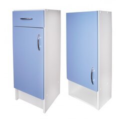 Vannitoamööbli komplekt F1001342, sinine/valge цена и информация | Шкафчики для ванной | kaup24.ee