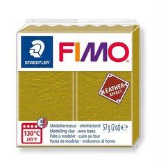 Моделин Fimo кожи эффект оливки (Olive) 56г цена и информация | Принадлежности для рисования, лепки | kaup24.ee