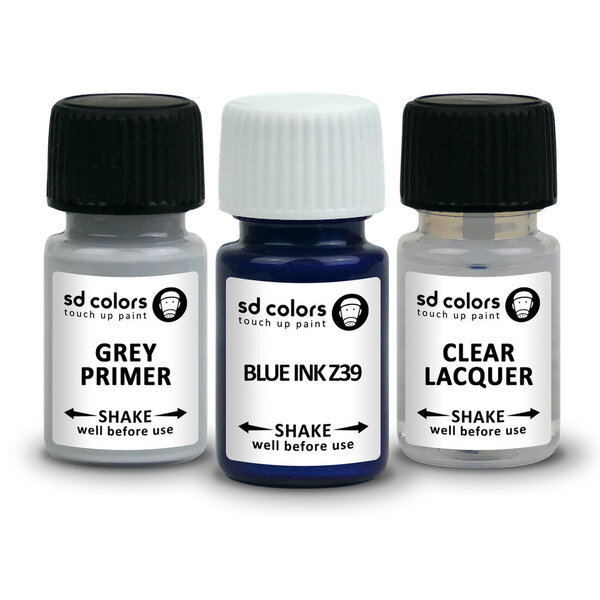 SD COLORS BLUE INK Z39 NISSAN Kriimustuste parandamise värv 8ml Värvikood Z39 BLUE INK (Värv+primer+lakk) hind ja info | Auto värvikorrektorid | kaup24.ee