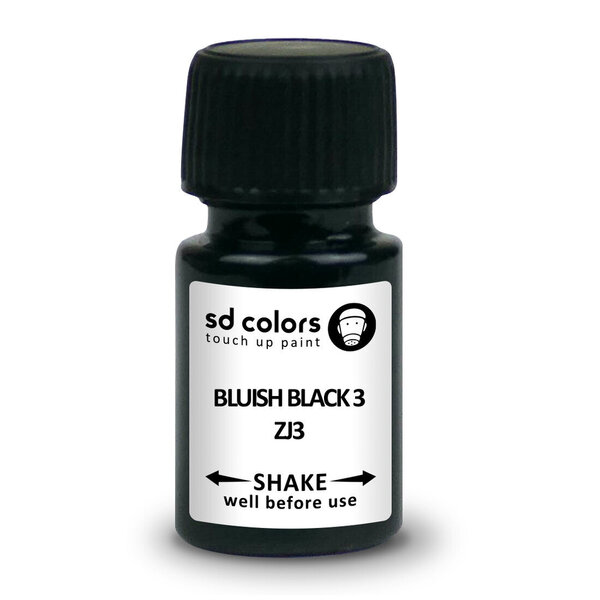 SD COLORS BLUISH BLACK 3 ZJ3 SUZUKI Kriimustuste parandamise värv 8ml Värvikood ZJ3 BLUISH BLACK 3 hind ja info | Auto värvikorrektorid | kaup24.ee