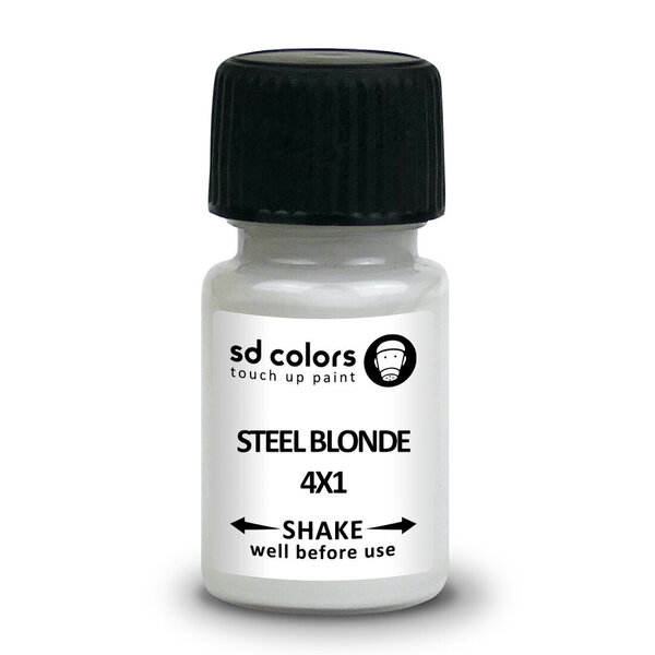 SD COLORS STEEL BLONDE 4X1 TOYOTA Kriimustuste parandamise värv 8ml Värvikood 4X1 STEEL BLONDE hind ja info | Auto värvikorrektorid | kaup24.ee