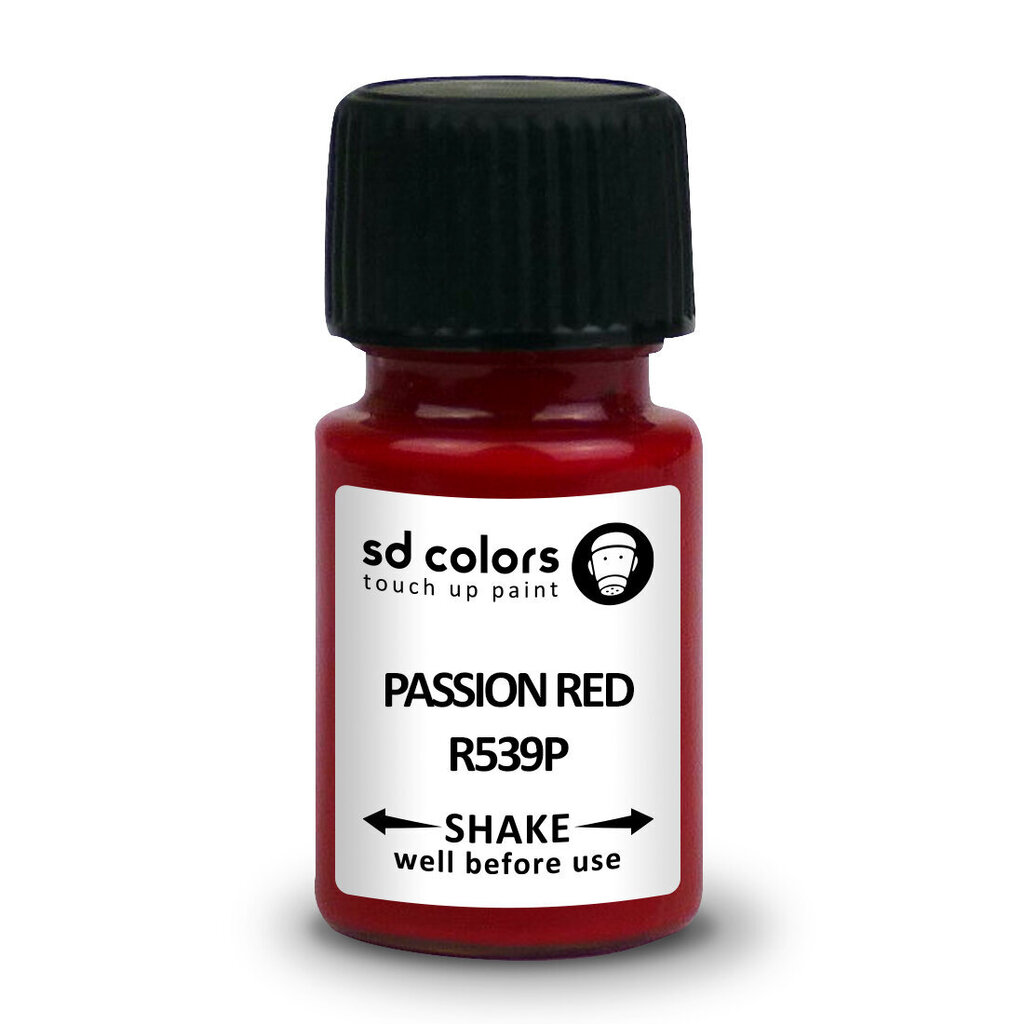 SD COLORS PASSION RED R539P HONDA Kriimustuste parandamise värv 8ml Värvikood R539P PASSION RED цена и информация | Auto värvikorrektorid | kaup24.ee