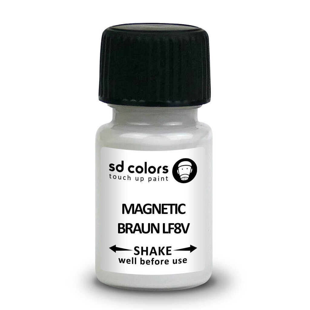 SD COLORS MAGNETIC BRAUN LF8V VW/AUDI Kriimustuste parandamise värv 8ml Värvikood LF8V MAGNETIC BRAUN цена и информация | Auto värvikorrektorid | kaup24.ee