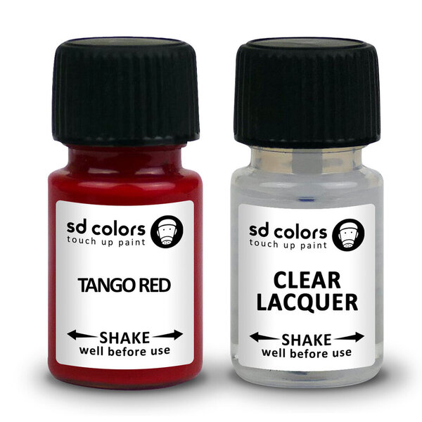 SD COLORS TANGO RED FORD Kriimustuste parandamise värv 8ml Värvikood TANGO RED (Värv+lakk) hind ja info | Auto värvikorrektorid | kaup24.ee