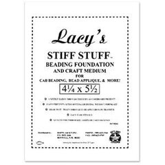 Materjal ehete aluse jaoks LACY'S STIFF STUFF 10,5x13,75cm hind ja info | Ehete valmistamine, helmestamine | kaup24.ee