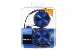 Juhtmega kõrvapealsed kõrvaklapid Sony MDRZX310L.AE, sinine цена и информация | Наушники | kaup24.ee