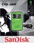 MP3 SanDisk Clip Jam 8 GB, roheline цена и информация | MP3-mängijad, MP4-mängijad | kaup24.ee