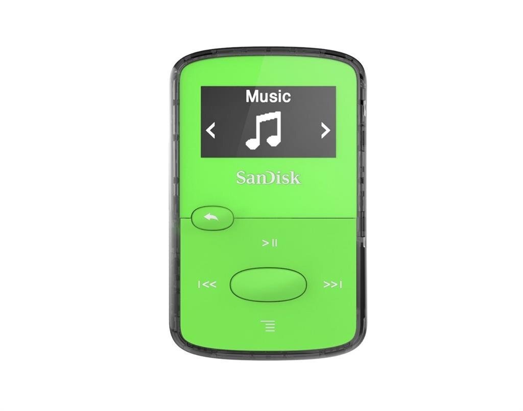 MP3 SanDisk Clip Jam 8 GB, roheline hind ja info | MP3-mängijad, MP4-mängijad | kaup24.ee