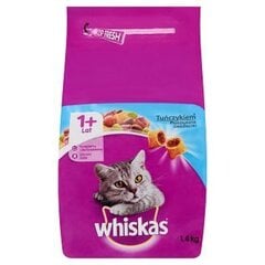 Kuivtoit kassidele WHISKAS tuunikalaga, 1.4kg цена и информация | Сухой корм для кошек | kaup24.ee