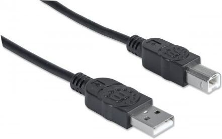 Manhattan USB kaabel 2.0 AM-BM 5m hind ja info | Kaablid ja juhtmed | kaup24.ee