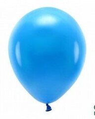 Эко воздушные шарики 30 см 10 шт, синие цена и информация | Шарики | kaup24.ee