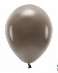 Öko õhupallid, 30 cm, 10 tk, tumepruunid цена и информация | Шарики | kaup24.ee