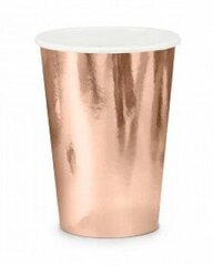 Одноразовые стаканчики розовые 220 мл, 6 шт. цена и информация | Праздничная одноразовая посуда | kaup24.ee