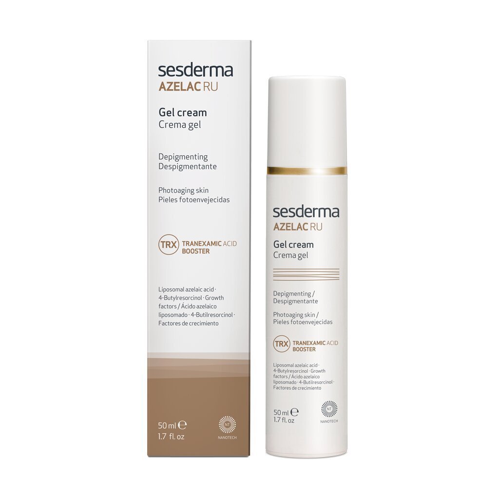 Depigmenteeriv geel-kreem Sesderma Azelac Ru Gel Cream Depigmenteeriv, 50ml hind ja info | Näokreemid | kaup24.ee