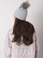 Hall talvemüts tutiga Grey ONE SIZE hind ja info | Naiste mütsid ja peapaelad | kaup24.ee