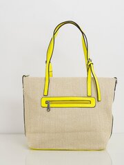 желтая плетеная сумка через плечо цена и информация | Женские сумки | kaup24.ee