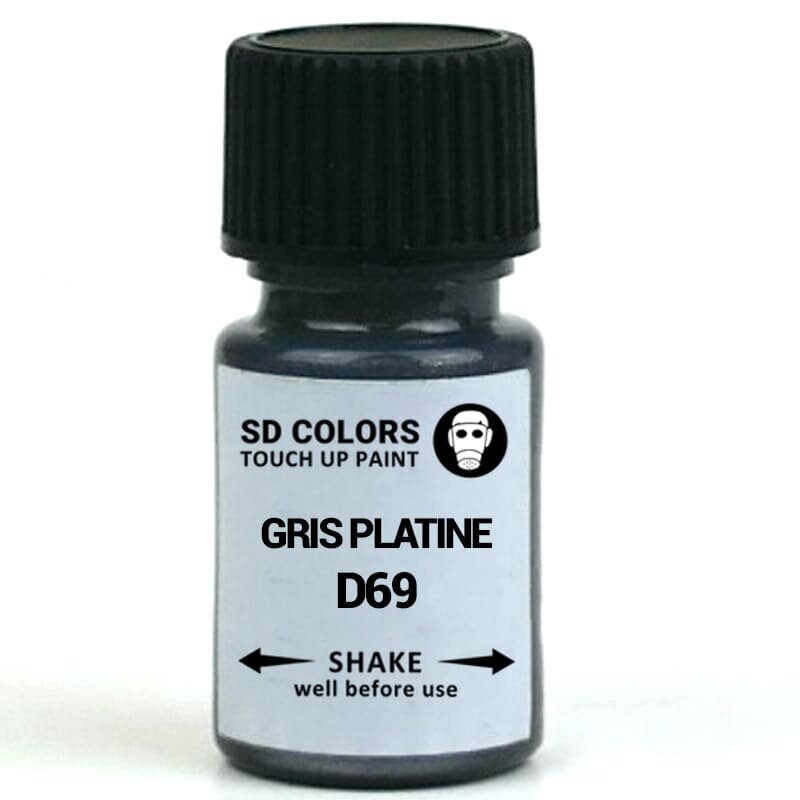 SD COLORS GRIS PLATINE D69 RENO Kriimustuste parandamise värv 8ml Värvikood D69 GRIS PLATINE hind ja info | Auto värvikorrektorid | kaup24.ee