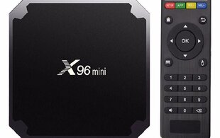 Multimeediamängija X96mini Android TV Box 2 GB + 16 GB teleri digiboks цена и информация | Мультимедийные проигрыватели | kaup24.ee