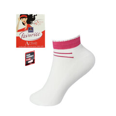 Женские короткие носки Favorite 22038, белые цена и информация | Женские носки | kaup24.ee