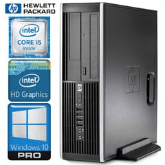 Персональный компьютер HP 8200 Elite SFF i5-2400 16GB 480SSD WIN10PRO/W7P [refurbished] цена и информация | Стационарные компьютеры | kaup24.ee