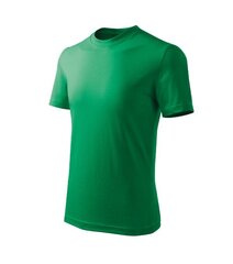 Laste T-särk Basic Free, roheline цена и информация | Рубашки для мальчиков | kaup24.ee