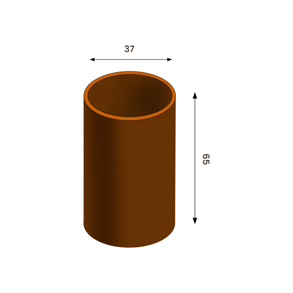 GrillSymbol Cor-Ten terasest Lillepott – Meri hind ja info | Dekoratiivsed lillepotid | kaup24.ee