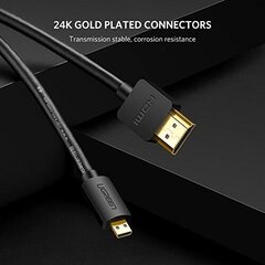 Ugreen (HD127) HDMI, 4K 3D 1m цена и информация | Кабели и провода | kaup24.ee