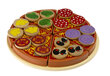 Puidust pitsa kleepuvate detailide ja tarvikutega hind ja info | Arendavad mänguasjad | kaup24.ee