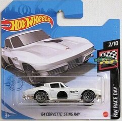 Модель машины 2021 - 010-GTB88 Hot Wheels '64 CORVETTE STING RAY цена и информация | Игрушки для мальчиков | kaup24.ee