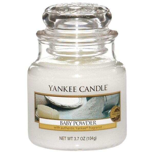 Lõhnaküünal Yankee Candle Baby Powder, 104 g hind ja info | Küünlad, küünlajalad | kaup24.ee