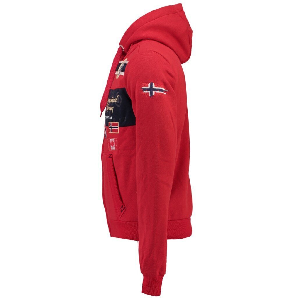 Meeste džemper Geographical Norway, Garadock, punane hind ja info | Meeste pusad | kaup24.ee