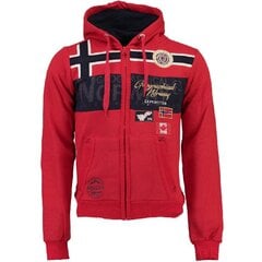 Джемпер мужской Geographical Norway, Garadock, красный цена и информация | Мужские толстовки | kaup24.ee