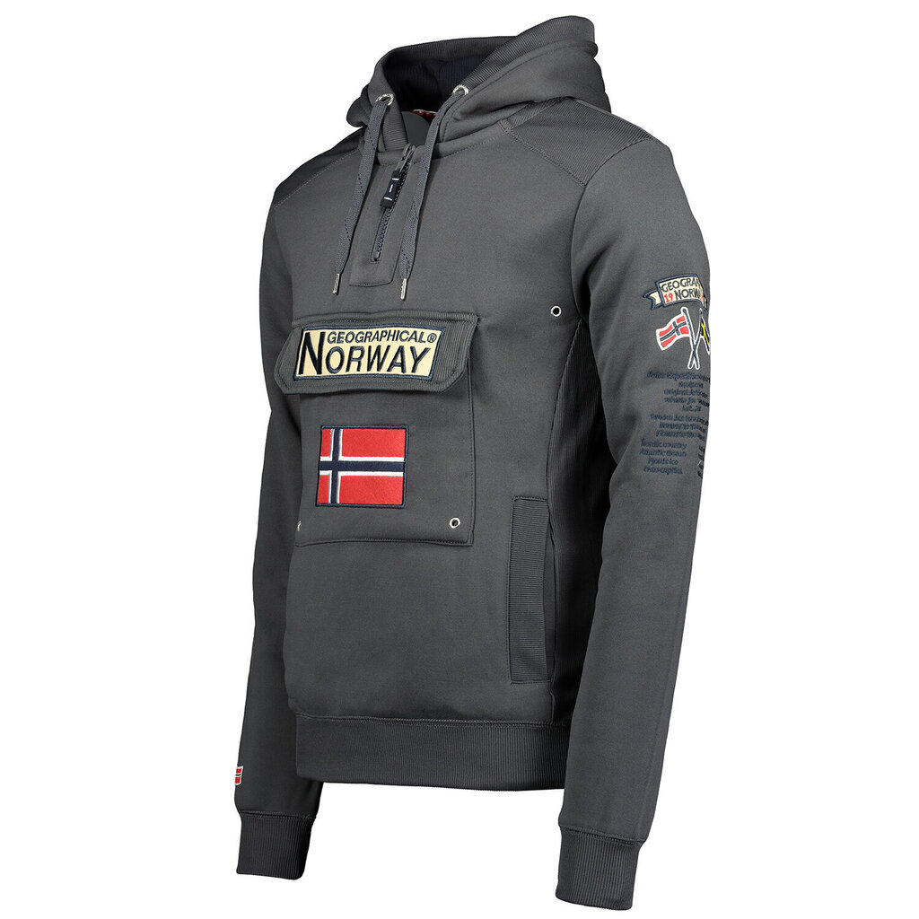 Meeste džemper Geographical Norway Gymclass, hall hind ja info | Meeste pusad | kaup24.ee