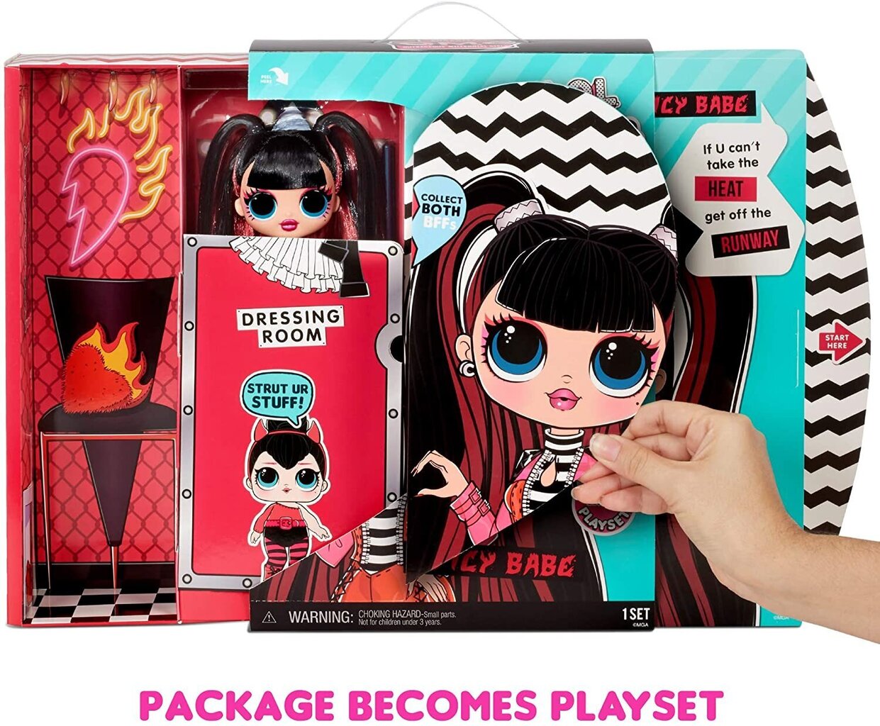 L.O.L. Surprise! OMG Spicy Babe Fashion Doll цена и информация | Tüdrukute mänguasjad | kaup24.ee