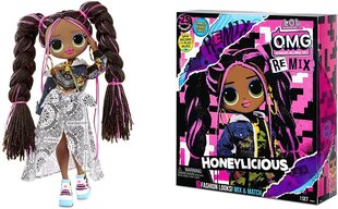 L.O.L. Surprise! O.M.G. Remix Honeylicious Fashion Doll - 25 Surprises with Music hind ja info | Tüdrukute mänguasjad | kaup24.ee
