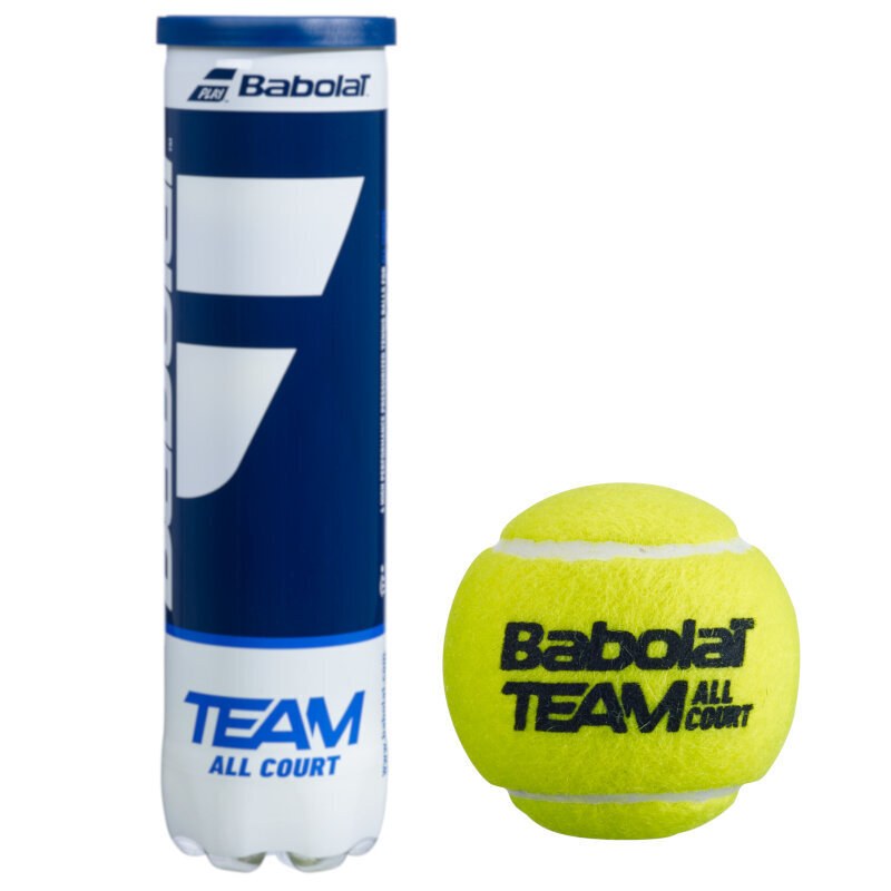 Tennisepallid Babolat Team All Court (4 tk) hind ja info | Välitennise tooted | kaup24.ee